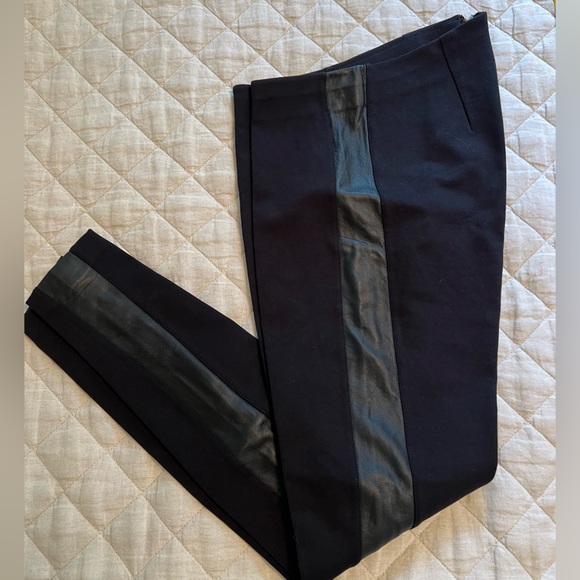 J.Crew pant size 2 leather side strip - Picture 8 of 8